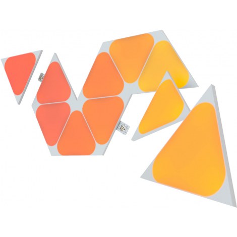 Nanoleaf | Shapes Triangles Mini Expansion Pack (10 panels) | 1 x 0.54 W | 16M+ colours | 2.4GHz WiFi b/g/n - 2